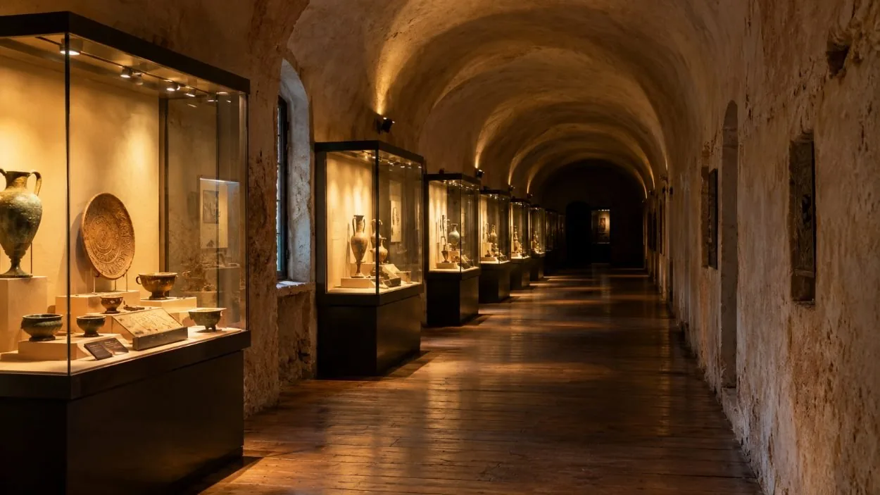 Le Musée de la Résistance norvégienne, ouvert et payant, au sommet de la forteresse